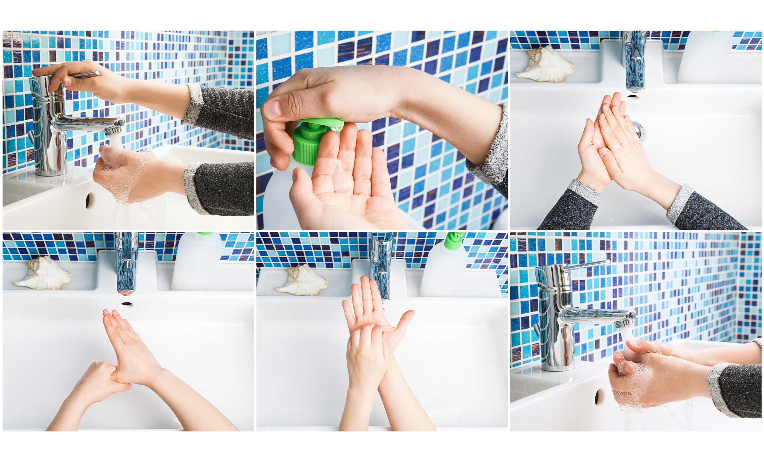 How to wash hands properly?